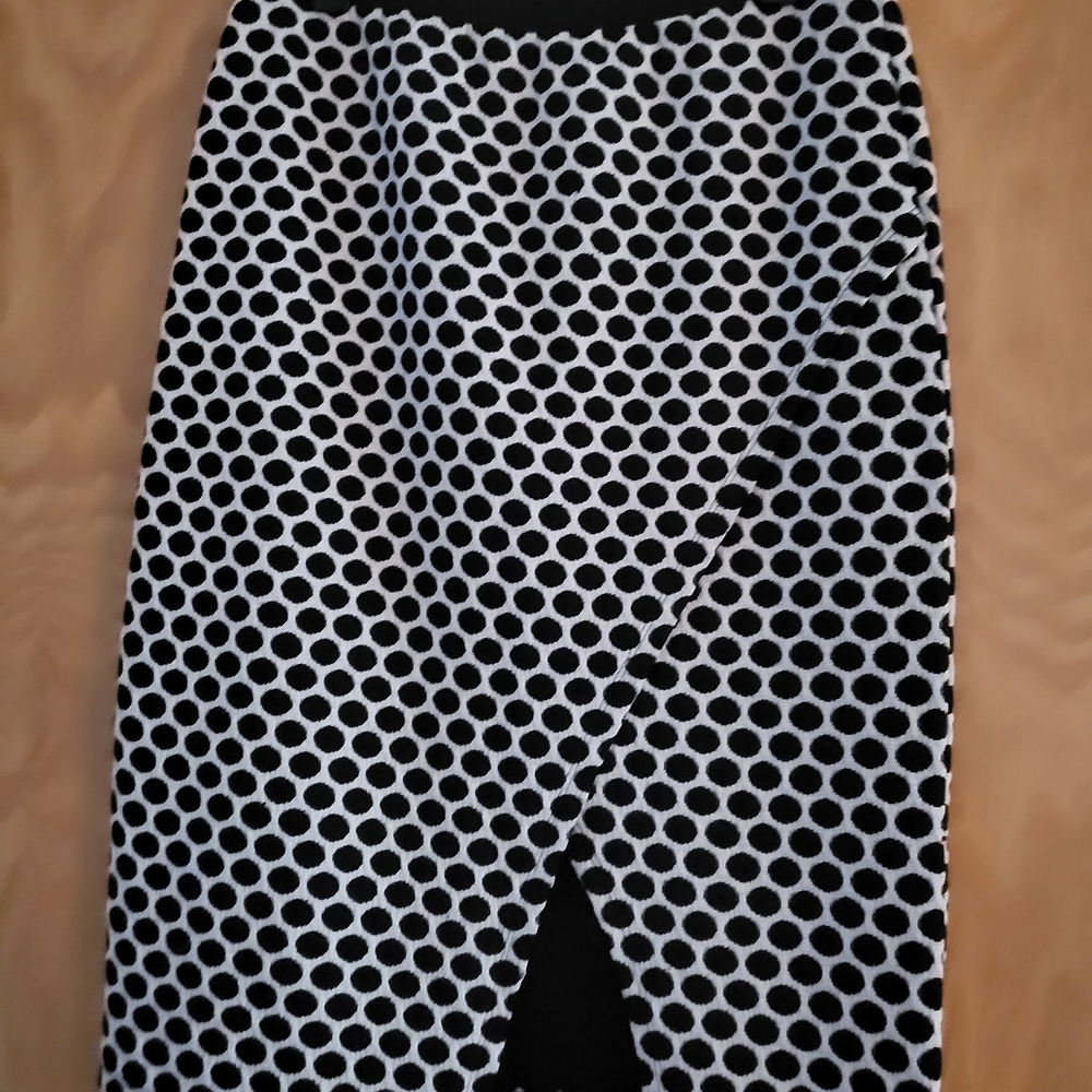 Bobeau Black and White Skirt